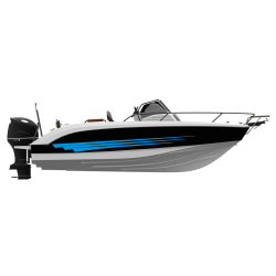 Deco racing pour bateau