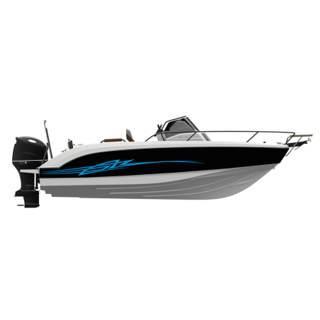 Deco racing pour bateau