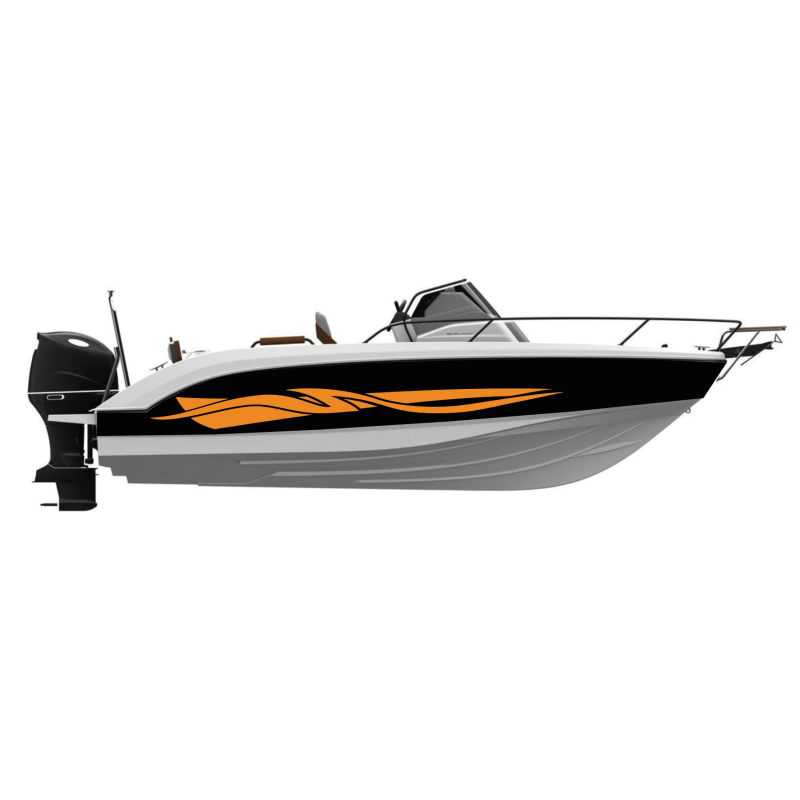 Deco racing pour bateau