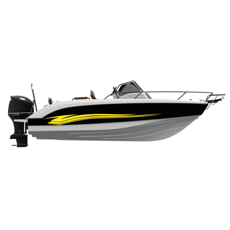 Deco racing pour bateau