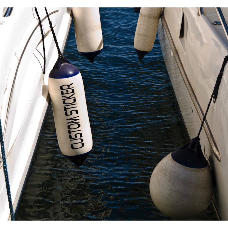 Nom de bateau sur pare-battage Nom de bateau sur pare-battage
