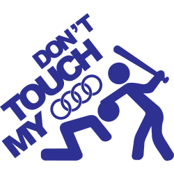 Don't touch my Audi